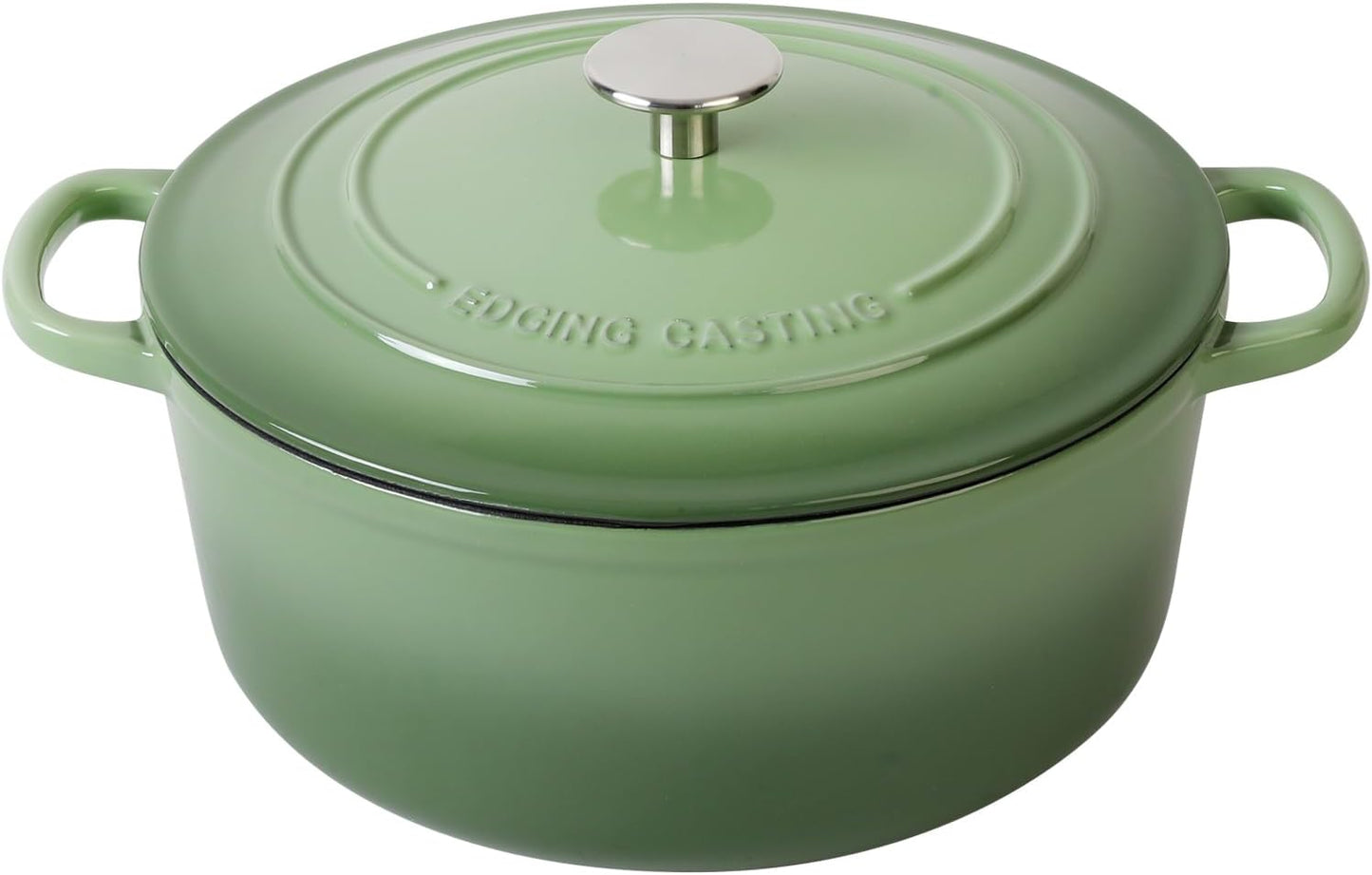 Enameled Cast Iron Dutch Oven Pot with Lid, 5.5 Quart