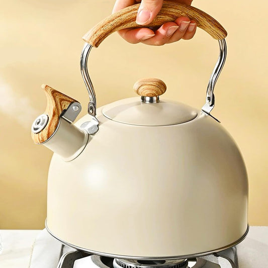 2.6 Quart Whistling Tea Kettle, Food Grade Stainless Steel