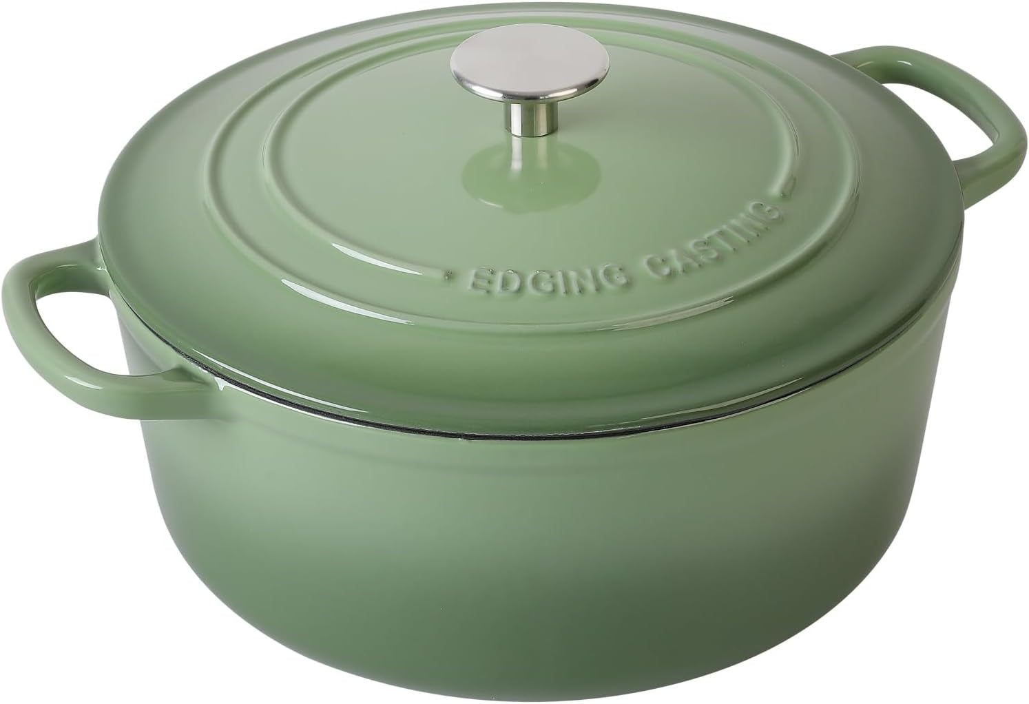 Enameled Cast Iron Dutch Oven Pot with Lid, 5.5 Quart